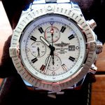 Breitling Super Avenger A13370 White Dial b