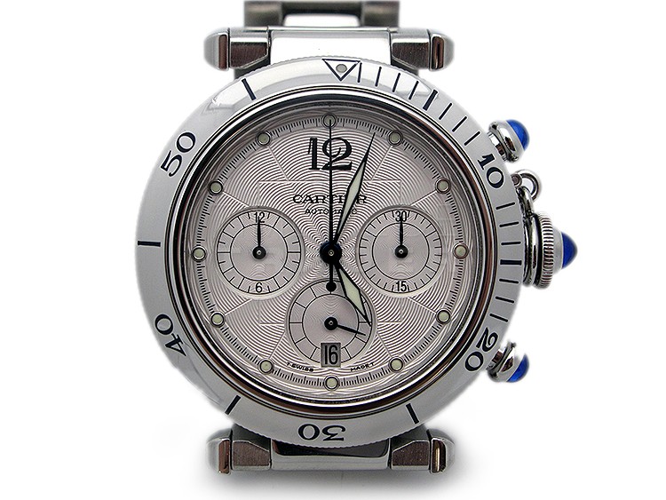 Cartier - Pasha 38mm Chronograph - | Timepiece Trader| Timepiece Trader