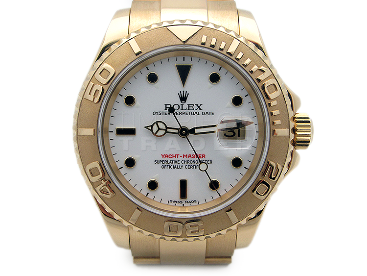 Rolex Yacht Master 18k Yellow Gold 16628 - | Timepiece Trader ...