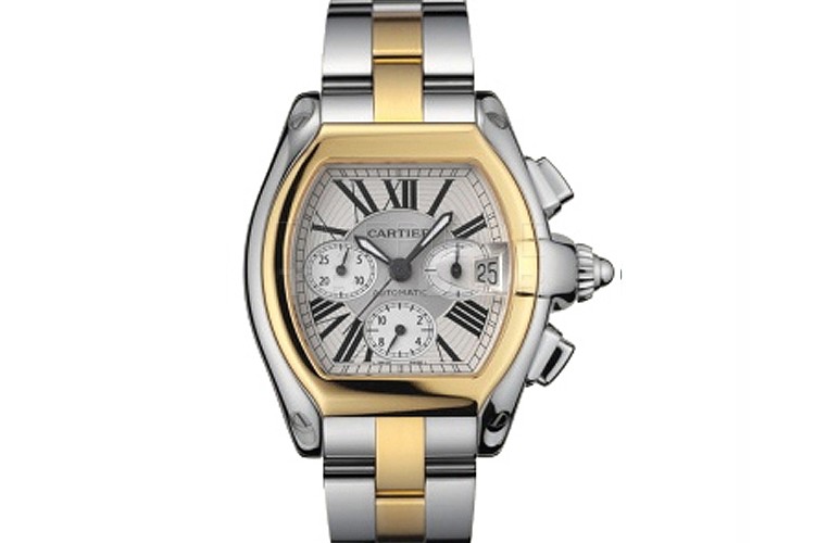 cartier roadster chronograph xl stainless steel