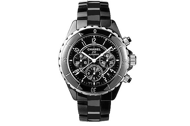 Chanel J12 Black Ceramic Stainless Steel Automatic 42mm Chronograph Wa