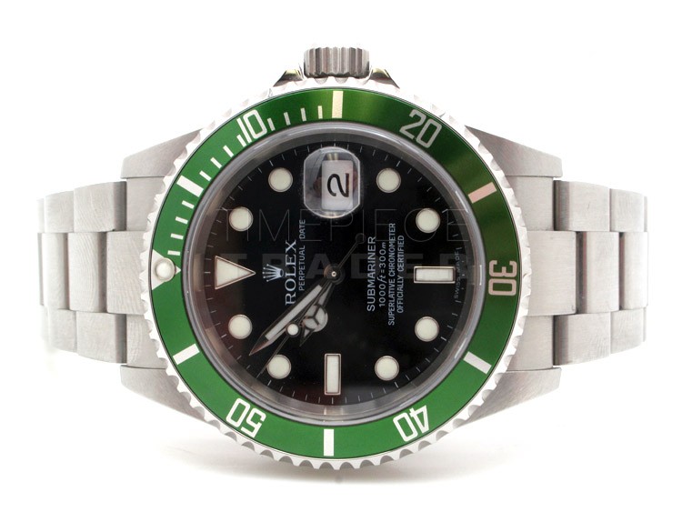 Rolex Submariner 16610LV Green Bezel 50th Anniversary Z NIB