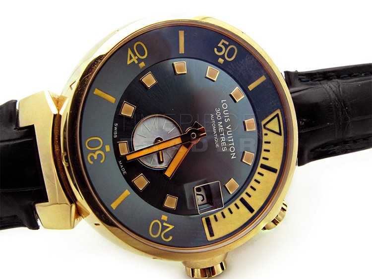 louis vuitton watch gold