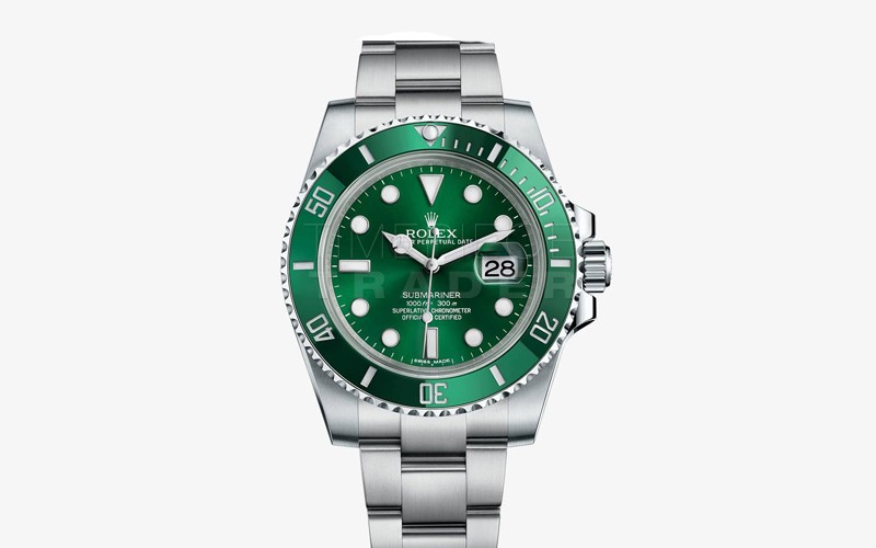 rolex submariner green face