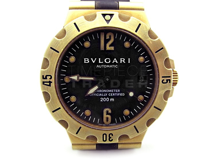 Bvlgari Diagono 18K Yellow Gold Men's Watch