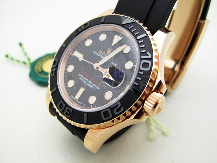 Rolex Yachtmaster Rose Gold Black - AllWatchMarket