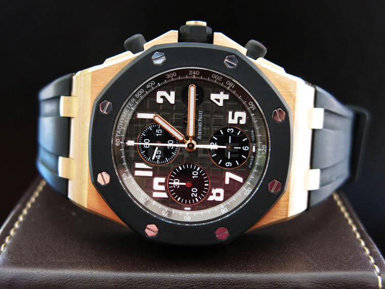 Audemars Piguet : Model 26078RO.OO.DOO2CR.01. 42mm 18ct Rose Gold