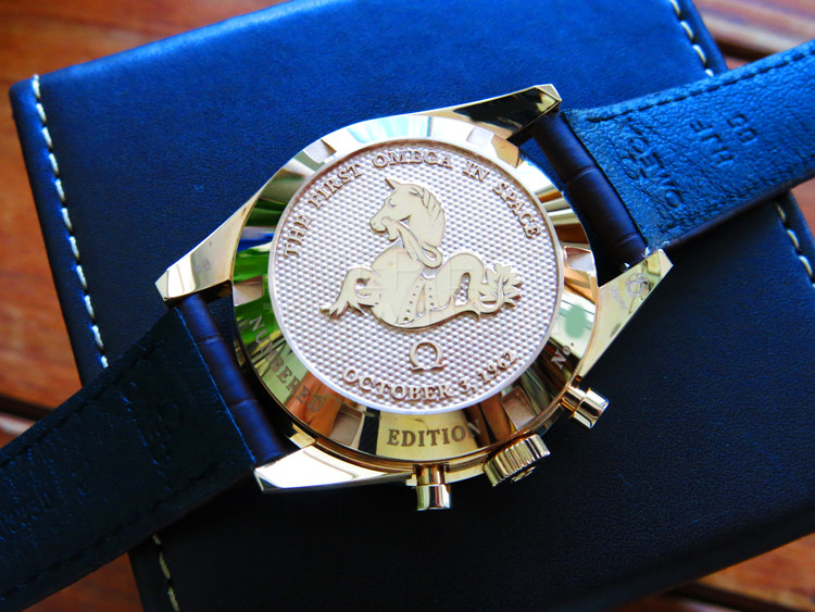 Chrono Chime Speedmaster Sedna™ gold Chronograph Watch 522.50