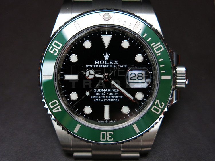 Rolex Submariner Green bezel KERMIT 12660LV - | Timepiece Trader ...