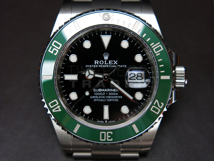 Rolex Submariner Green Kermit Black Dial Green Bezel 126610LV | Da Vinci Fine Jewelry, Inc.