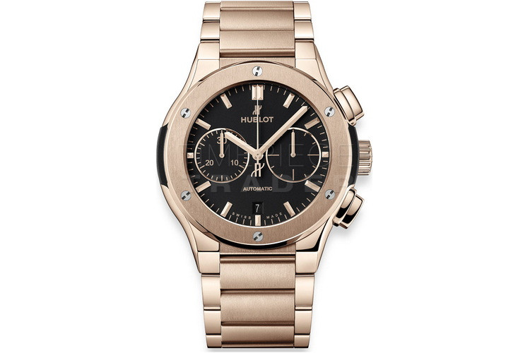 Hublot Classic Fusion Mat 18kt Rose Gold Black Dial Automatic