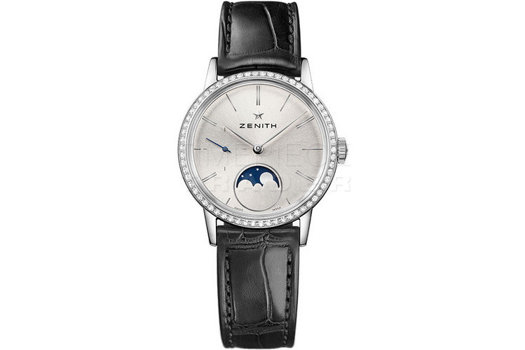 Zenith Elite Ultra Thin Lady Moonphase Ladies Watch - 33mm  16.2330.692/01.c714 -, Timepiece Trader