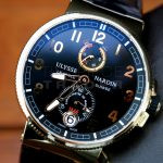 Ulysse Nardin 18k Rose Gold Marine Chronometer 1186-126-42 h