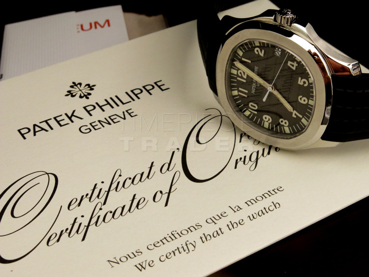 Patek Philippe  Aquanaut Date Black Strap Stainless Steel 5167A-001