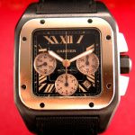 CARTIER Santos 100 Extra Large XL Chronograph W2020004 a