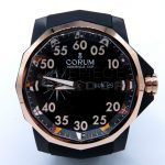 Corum Admirals Cup Black Titanium 18k Rose Gold A690-04316 g